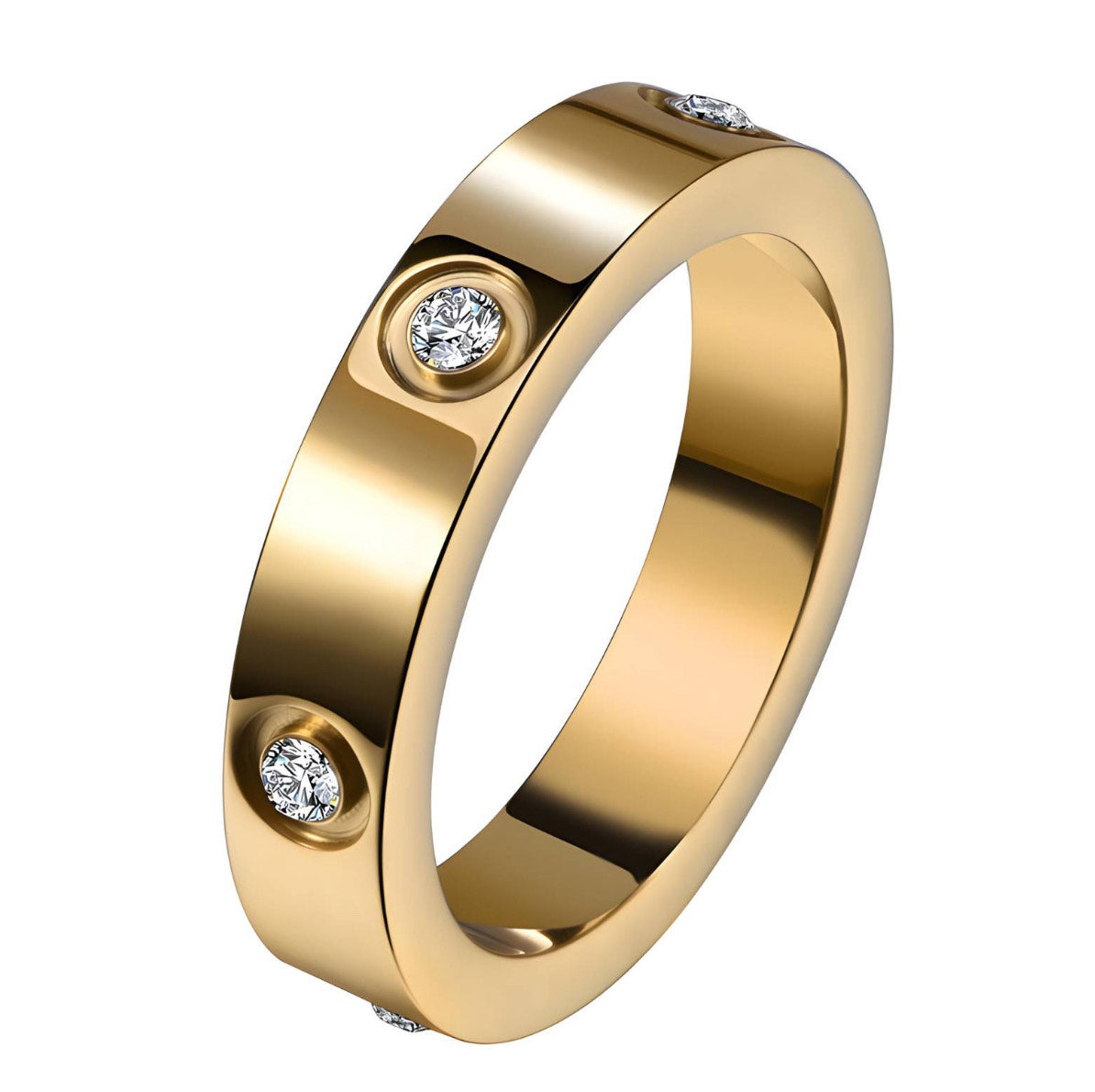 Dazzling Radiance Stackable Finger Ring