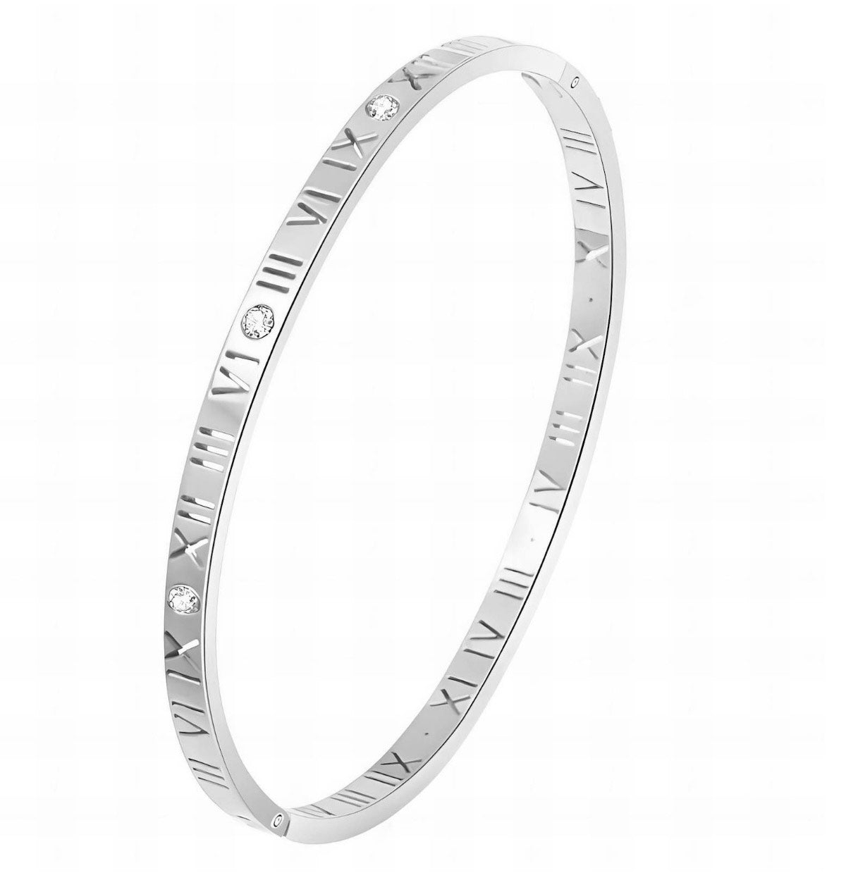 Timeless Radiance Stackable CZ Bangle Bracelet